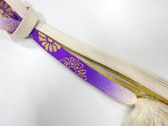 JAPANESE KIMONO / HAND-TIED OBIJIME